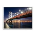 thumbnail image 1 of Stupell Industries Illuminated Water Ocean Bridge Urban City Skyline Framed Wall Art, 14 x 11, Design by John Gavrilis, 1 of 5
