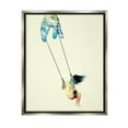 thumbnail image 1 of Stupell Industries Imaginative Marionette Girl On Swing Graphic Art Luster Gray Floating Framed Canvas Print Wall Art, Design by Matheus Lopes Castro, 1 of 6