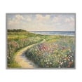 thumbnail image 1 of Stupell Industries Traditional Impressionist Coastal Meadow Gray Framed Giclee Art, 20 x 16, by Petals Prints Design, 1 of 7