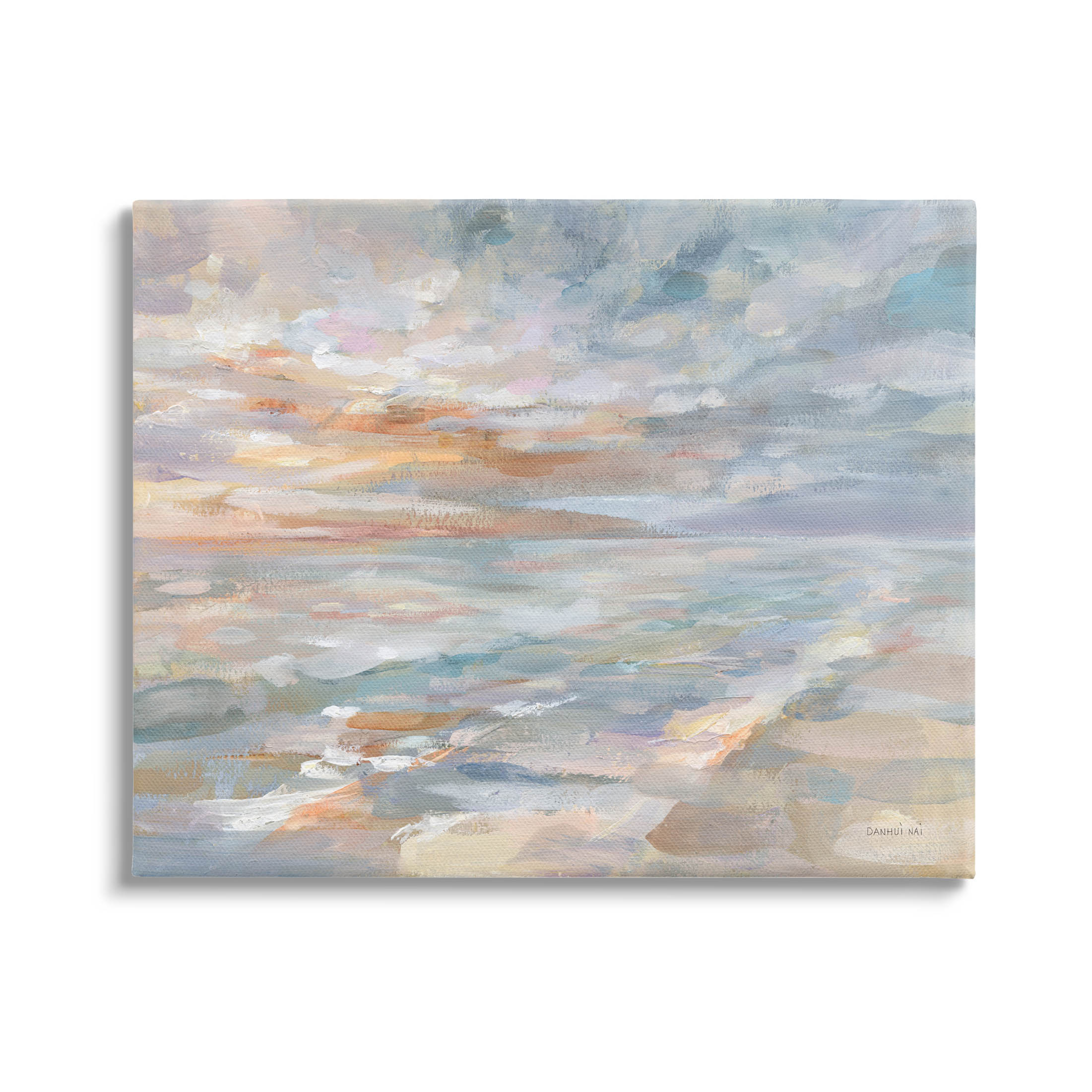 Stupell Industries Impressionist Horizon Sky Landscape Painting Gallery Wrapped Canvas Print Wall Art, Design by Danhui Nai