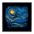 thumbnail image 1 of Stupell Industries Contemporary Impressionist Manta Rays Black Framed Giclee Art, 24 x 24, by Tobe Fonseca, 1 of 8