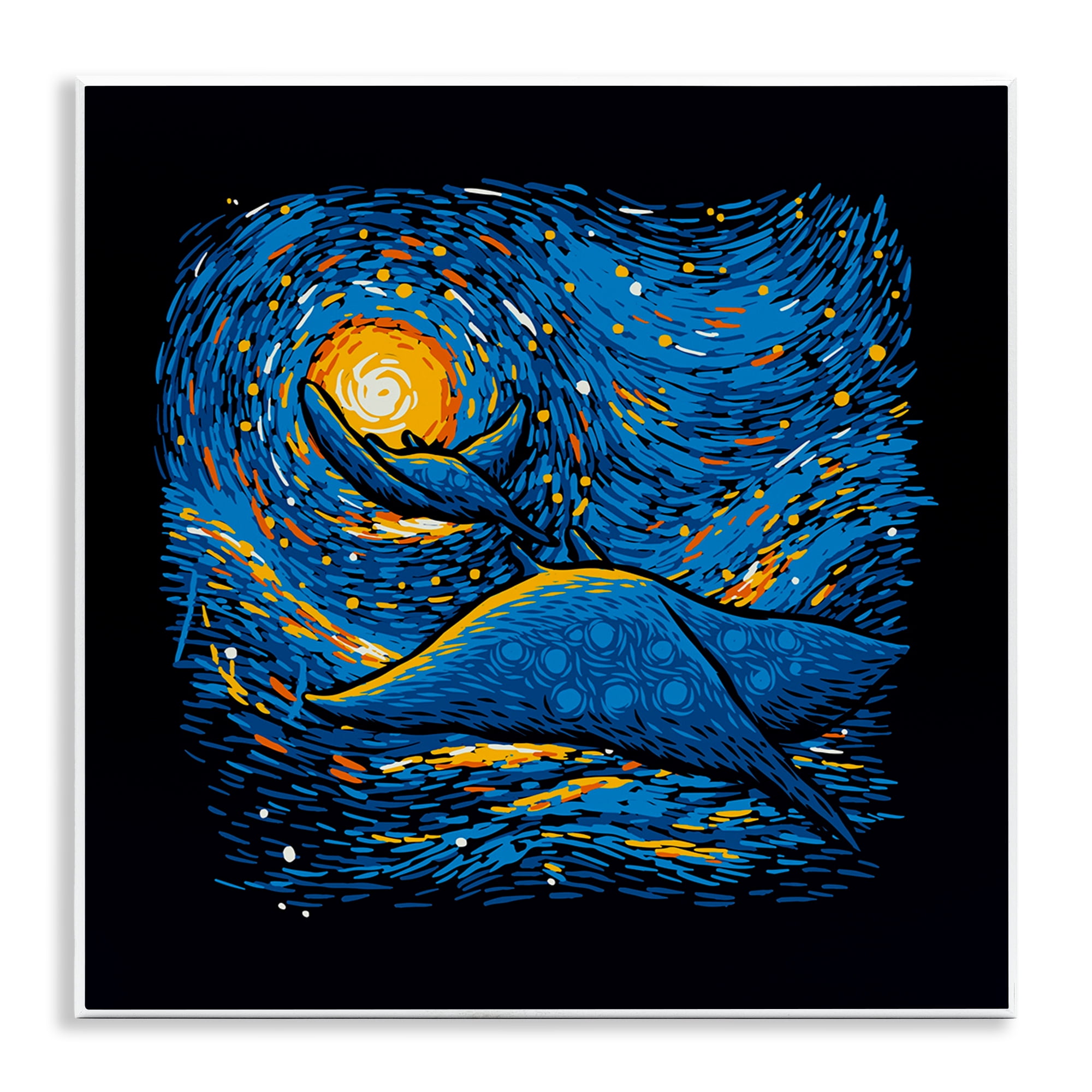 Stupell Industries Impressionist Manta Rays Wall Plaque Art, design by Tobe Fonseca