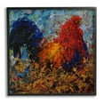 thumbnail image 1 of Stupell Industries Impressionist Rooster Modern Portrait Painting Black Framed Art Print Wall Art, Design by Joseph Marshal Foster, 1 of 7