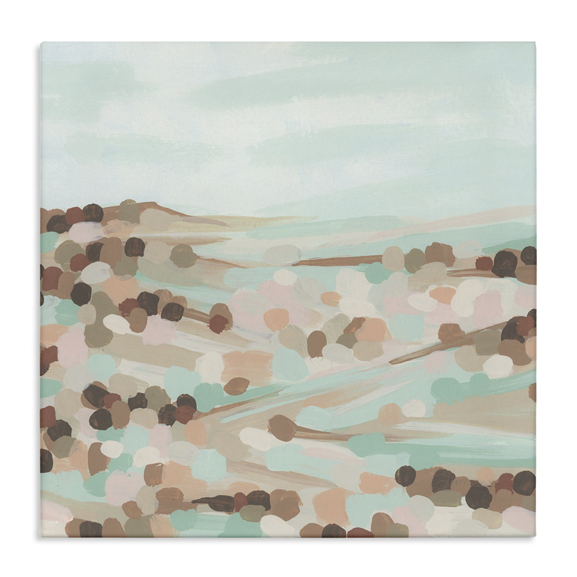 Stupell Industries Impressionist Rural Landscape Landscape Painting Gallery Wrapped Canvas Art Print Wall Art, 30 x 30