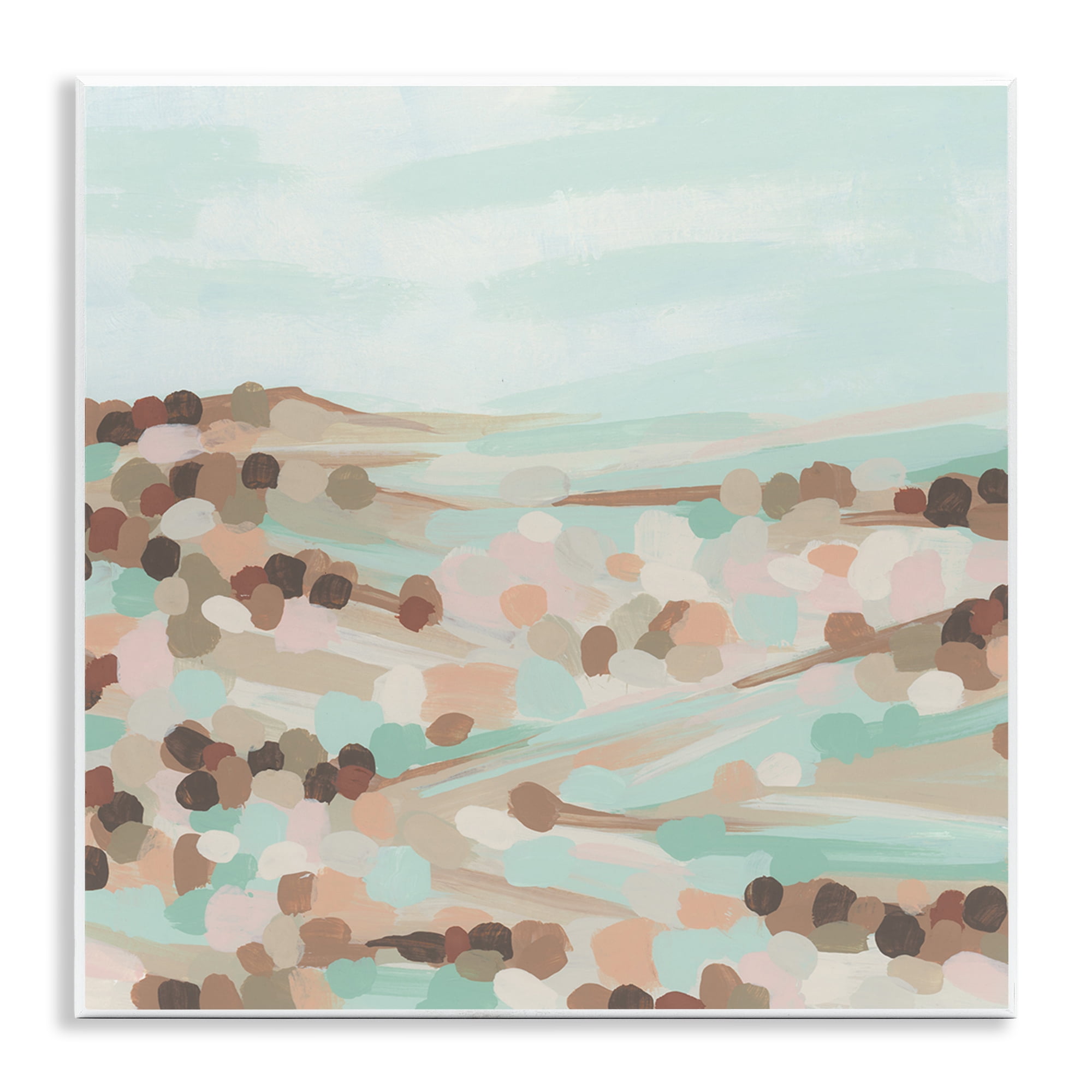 Stupell Industries Impressionist Rural Landscape Landscape Painting Unframed Art Print Wall Art, 12 x 12