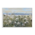 thumbnail image 1 of Stupell Industries Transitional Impressionist Seaside Meadow White Framed Giclee Art, 24 x 16, by Sally Swatland, 1 of 8