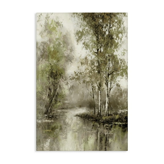 Stupell Industries Impressionist Spring Forest Canvas Wall Art design by T.C. Chiu, 36 x 24