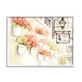 thumbnail image 1 of Stupell Industries Impressionistic Potted Flowers Soft Parisian City Street Paintings White Framed Art Print Wall Art, 11x14, by Lanie Loreth, 1 of 6