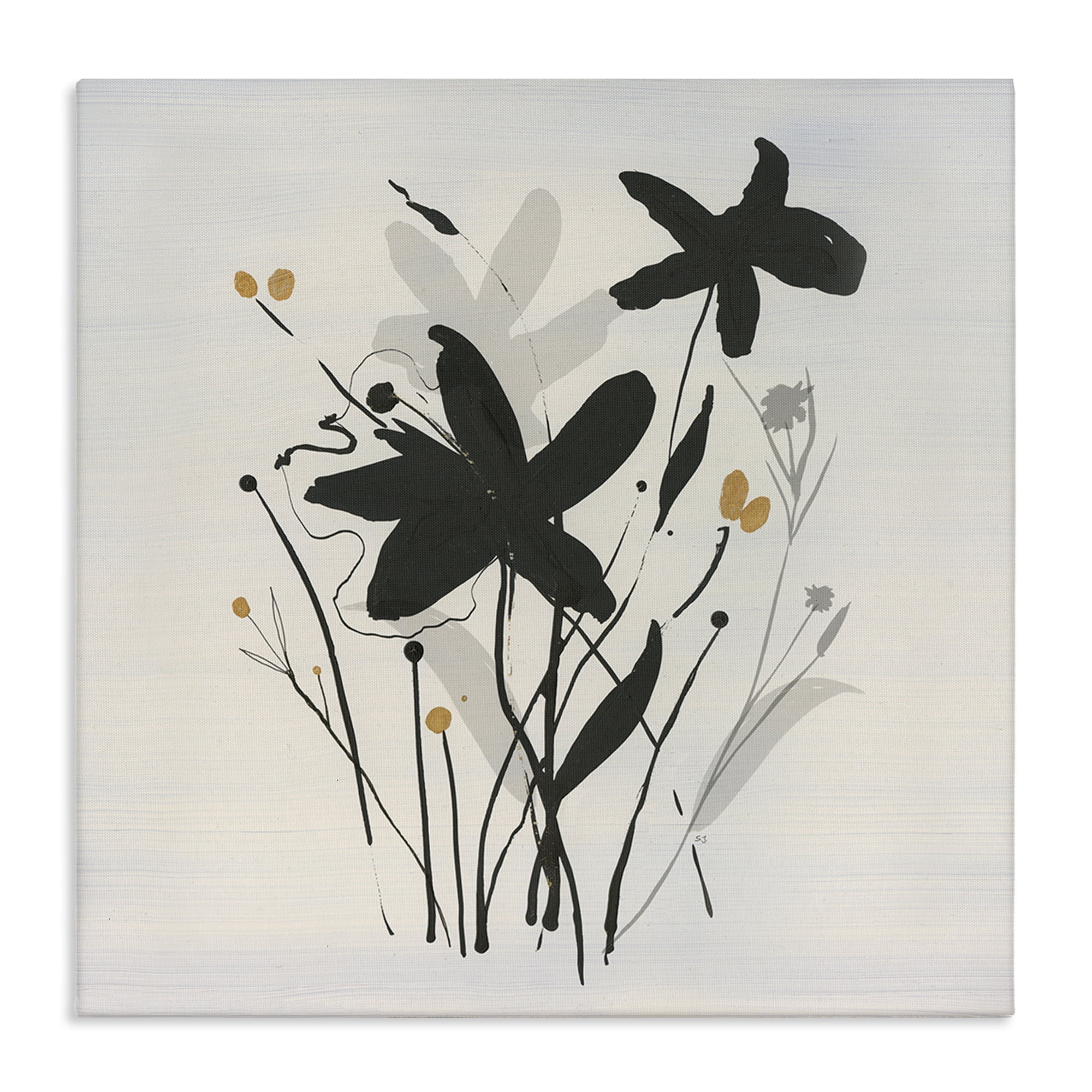 Stupell Industries Impressions of Flowers Plants & Flowers Painting Wrapped Canvas Art Print Wall Art, 36 x 36