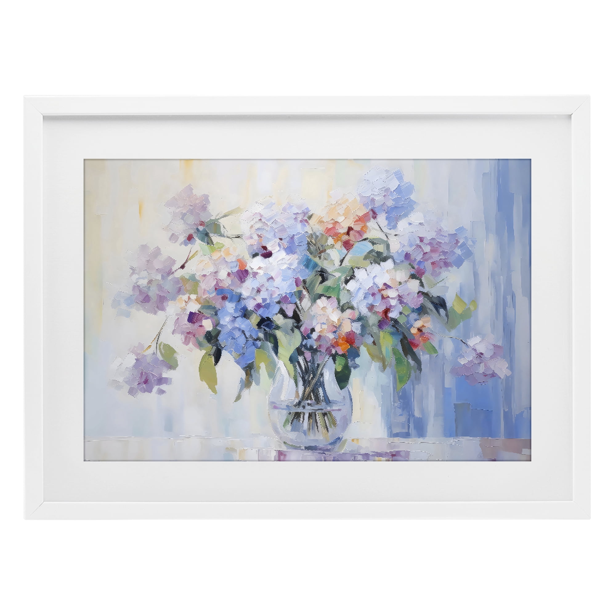 Stupell Industries In Full Bloom Bouquet White Framed Print Under Glass, design by Creative Studio