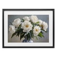 thumbnail image 1 of Stupell Industries French Country In Full Bloom White Peonies Black Framed Print Under Glass, 20 x 14, by Petals Prints Design, 1 of 8