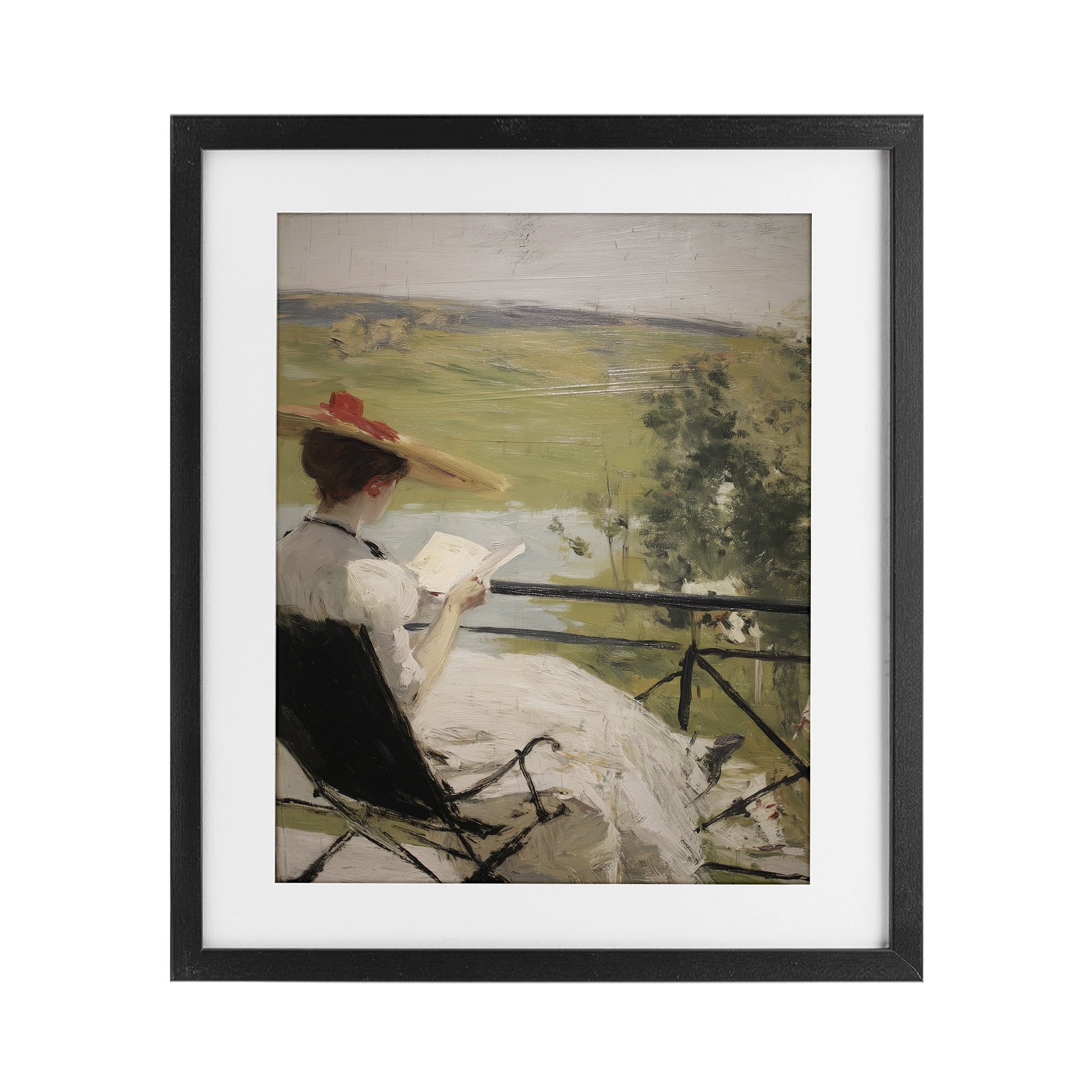 Stupell Industries In The Comfort Of Pages Black Framed Print Under Glass, design by Svetlana Aleynikova