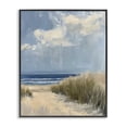 thumbnail image 1 of Stupell Industries Coastal In The Dunes By The Sea Black Framed Giclee Art, 11 x 14, by Petals Prints Design, 1 of 8