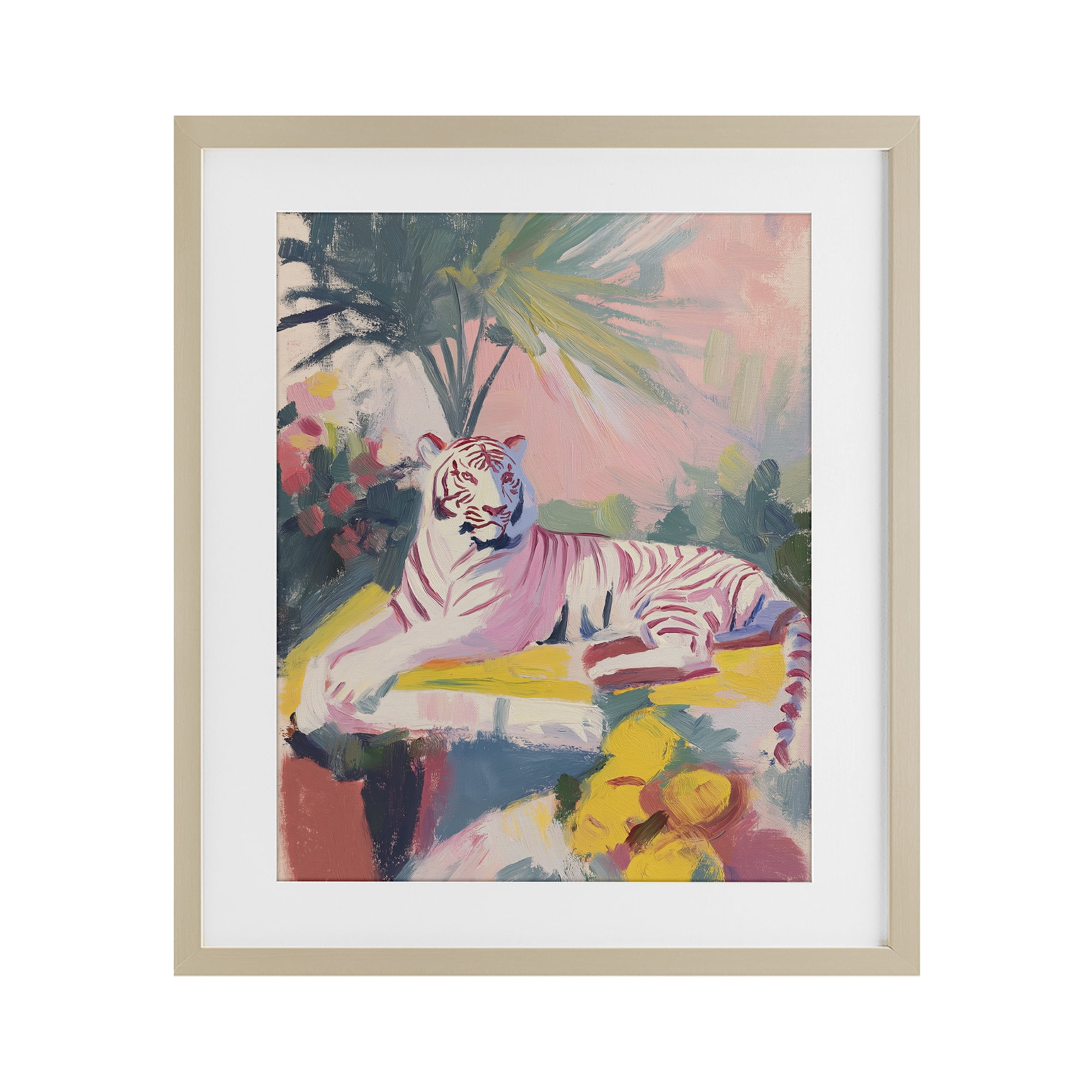 Stupell Industries In The Quiet Shade Tiger Birch Framed Print Under Glass, design by Svetlana Aleynikova