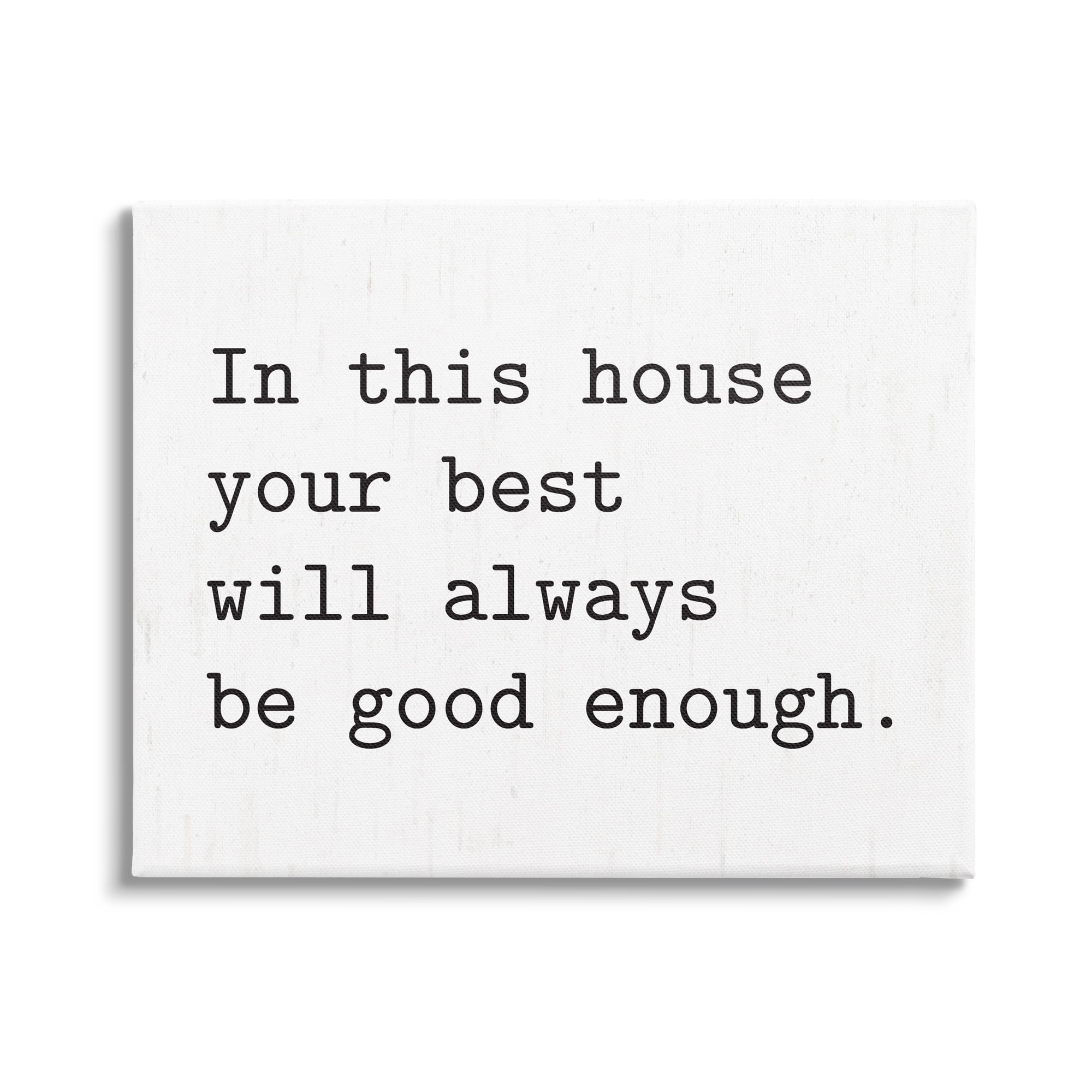 Stupell Industries In This House Encouraging Family Quote Sign Graphic