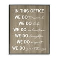 thumbnail image 1 of Stupell Industries Rustic Lodge In This Office Motivational Black Framed Giclee Art, 11 x 14, by Lil' Rue, 1 of 8