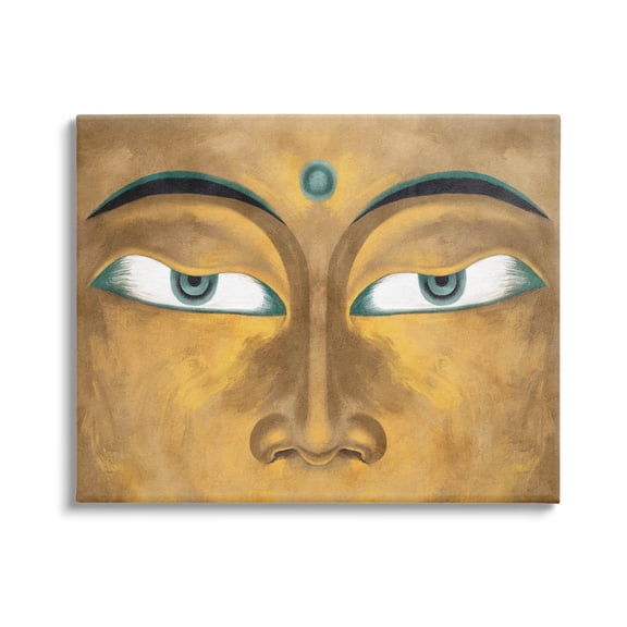 Stupell Industries Indian Bindi Close Up Portrait Graphic Art Gallery Wrapped Canvas Print Wall Art, Design by Lil' Rue