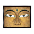 thumbnail image 1 of Stupell Industries Indian Bindi Close Up Portrait Graphic Art Jet Black Floating Framed Canvas Print Wall Art, Design by Lil' Rue, 1 of 6