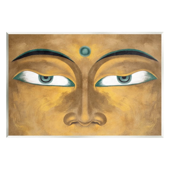 Stupell Industries Indian Bindi Close Up Portrait Graphic Art Unframed Art Print Wall Art, Design by Lil' Rue