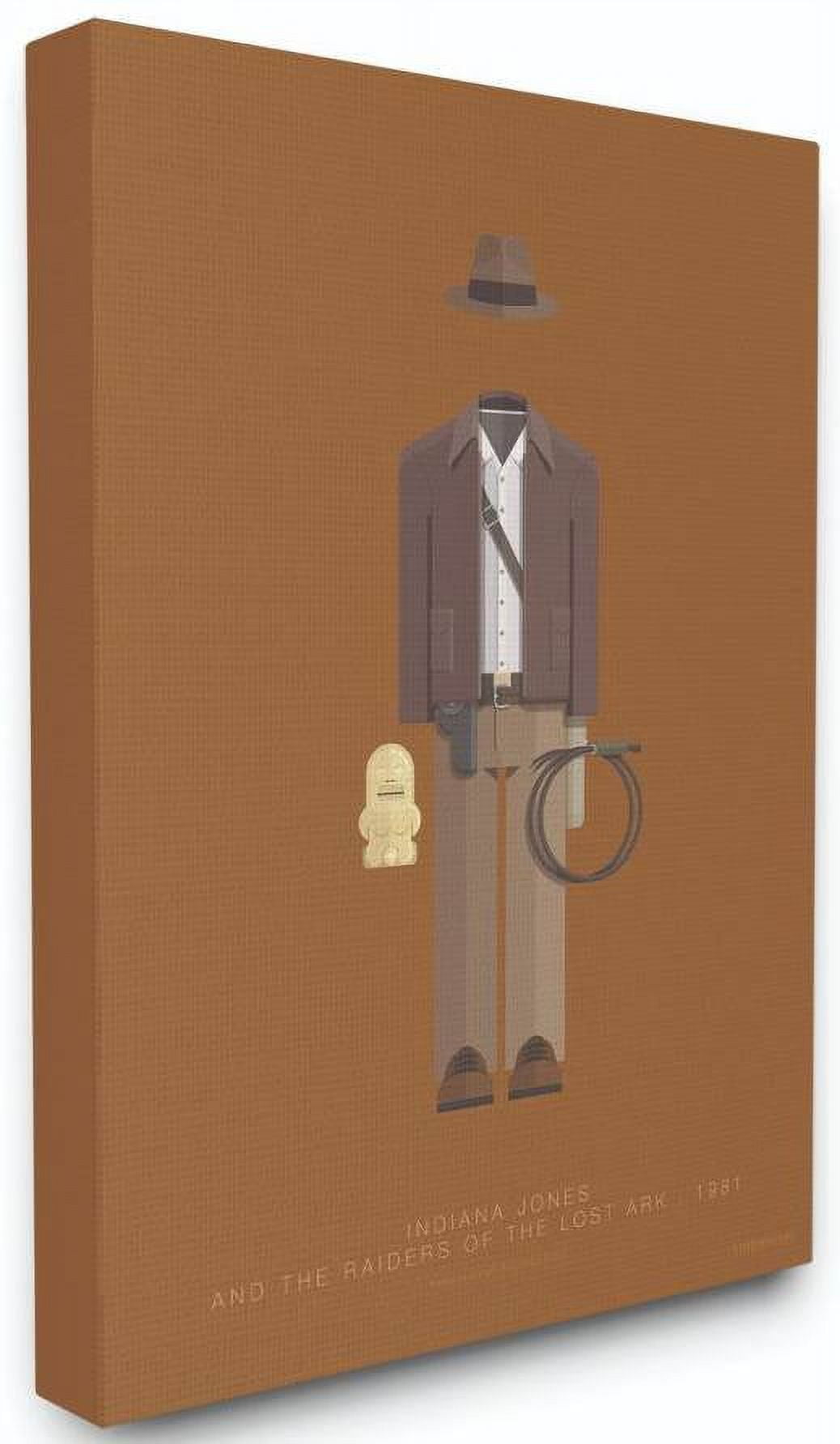 Stupell Industries Indiana Jones Famous People Characters Fashion Design Canvas Wall Art by Fred Birchal