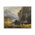 thumbnail image 1 of Stupell Industries Indians Spear Fishing Classic Albert Bierstadt Painting Painting Gallery Wrapped Canvas Print Wall Art, Design by one1000paintings, 1 of 7