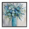 thumbnail image 1 of Stupell Industries Glam Indigo Bouquet in Blue Vase Black Framed Giclee Art, 12 x 12, by Creative Studio, 1 of 8