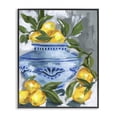 thumbnail image 1 of Stupell Industries Cottage Indigo & Lemon Vase Black Framed Giclee Art, 11 x 14, by Melissa Wang, 1 of 8