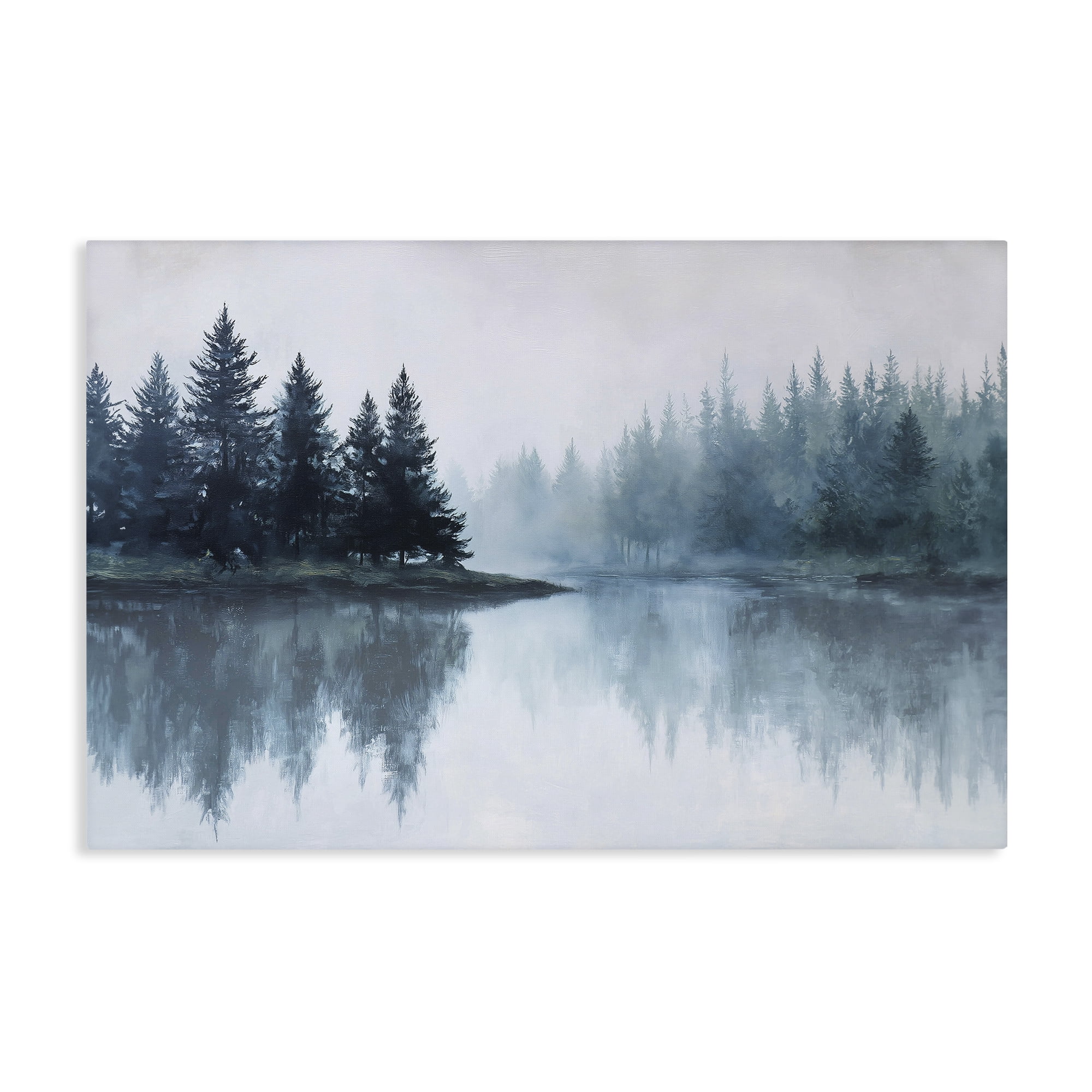 Stupell Industries Indigo Tree Reflections Canvas Wall Art, design by Jacky Ngan