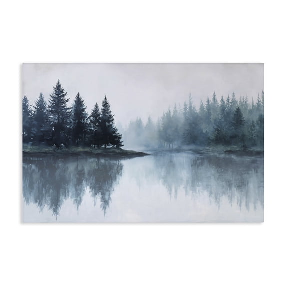 Stupell Industries Coastal Indigo Tree Reflections Canvas Art, 45 x 30, by Jacky Ngan