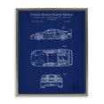 thumbnail image 1 of Stupell Industries Industrial Automobile Car Blueprint Gray Floating Frame Canvas Art, 17 x 21, by Karl Hronek, 1 of 8