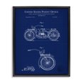 thumbnail image 1 of Stupell Industries Industrial Detailed Motorcycle Blueprint Black Floating Frame Canvas Art, 25 x 31, by Karl Hronek, 1 of 8