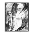 thumbnail image 1 of Stupell Industries Industrial Dramatic Abstract Black and White Design Black Framed Giclee Art, 11 x 14, by OnRei, 1 of 8