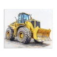thumbnail image 1 of Stupell Industries Contemporary Industrial Excavator Drawing Canvas Art, 30 x 24, by Steve Hunziker, 1 of 8