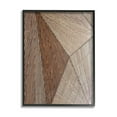 thumbnail image 1 of Stupell Industries Industrial Line Abstract Composition Geometric Shapes Brown Black Graphic Art Black Framed Art Print Wall Art, 24x30, by Malerifabrikken, 1 of 5
