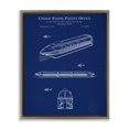 thumbnail image 1 of Stupell Industries Industrial Monorail Train Blueprint Brown Floating Frame Canvas Art, 17 x 21, by Karl Hronek, 1 of 8