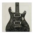thumbnail image 1 of Stupell Industries Industrial Wave Patterned Guitar Canvas Art, 17 x 17, by Deborah Revell, 1 of 8