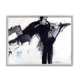 thumbnail image 1 of Stupell Industries Ink Drip Flat Brush Strokes Modern Industrial Design Painting Gray Framed Art Print Wall Art, Design by Beau Wild, 1 of 5