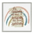 thumbnail image 1 of Stupell Industries Inspirational Be Somebody Text & Numbers Painting Gray Framed Art Print Wall Art, 17 x 17, 1 of 2