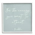 thumbnail image 1 of Stupell Industries Inspirational Buddha Sentiment Motivational Phrase Calligraphy Graphic Art White Framed Art Print Wall Art, Design by Daphne Polselli, 1 of 5