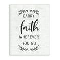 thumbnail image 1 of Stupell Industries Inspirational Faith Quote Religious Rustic Botanicals Graphic Art Unframed Art Print Wall Art, Design by Lettered and Lined, 1 of 5