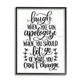 thumbnail image 1 of Stupell Industries Inspirational Life Quote Script Calligraphy Birch Pattern Graphic Art Black Framed Art Print Wall Art, Design by Imperfect Dust, 1 of 5