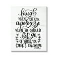 thumbnail image 1 of Stupell Industries Inspirational Life Quote Script Calligraphy Birch Pattern Graphic Art Gallery Wrapped Canvas Print Wall Art, Design by Imperfect Dust, 1 of 7