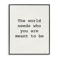 thumbnail image 1 of Stupell Industries Inspirational Meant To Be Typography Painting Black Framed Art Print Wall Art, 11 x 14, 1 of 10