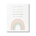 thumbnail image 1 of Stupell Industries Inspirational Pastel Rainbow Landscape Painting Gallery Wrapped Canvas Art Print Wall Art, 24 x 30, 1 of 8