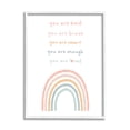 thumbnail image 1 of Stupell Industries Inspirational Pastel Rainbow Landscape Painting White Framed Art Print Wall Art, 24 x 30, 1 of 9