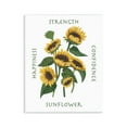 Stupell Industries Inspirational Words Sunflower Botanical & Floral
