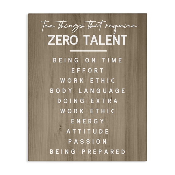 Stupell Industries Rustic Lodge Inspirational Zero Talent Canvas Art, 30 x 40, by Lil' Rue