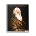 thumbnail image 1 of Stupell Industries Inspiring Darwin Quote Inspirational Painting Gray Framed Art Print Wall Art, 16 x 20, 1 of 9
