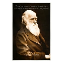 Stupell Industries Inspiring Darwin Quote Inspirational Painting Unframed Art Print Wall Art, 10 x 15