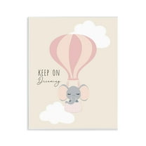 Stupell Industries Inspiring Keep On Dreaming Quotes and Sayings Painting Unframed Art Print Wall Art, 11 x 14